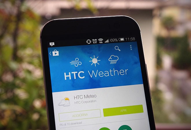 HTC pubblica l'app 'Meteo' nel Play Store HDblog.it