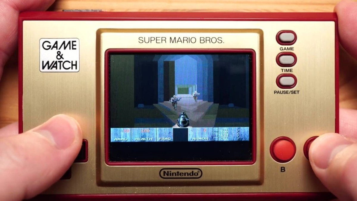 Nintendo Game & Watch, si gioca anche a Doom oltre a Mario