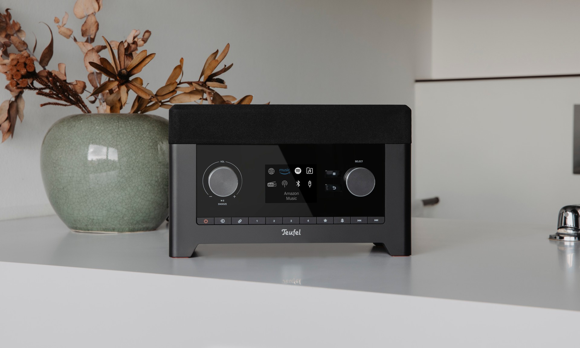 Teufel RADIO 3SIXTY, radio DAB+ con Amazon Music e Spotify