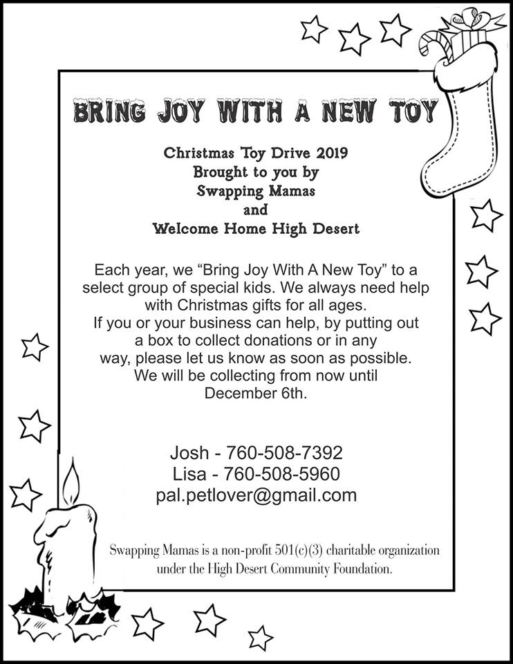 Dec 6th Flyer High Desert Community Foundation