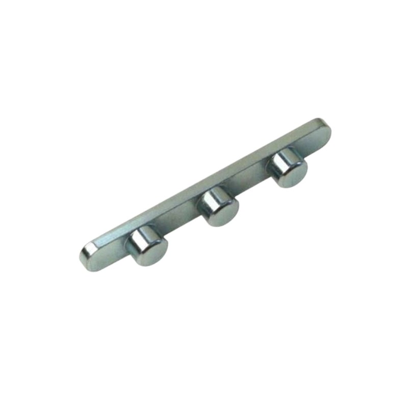 Zinc Plate Steel Go Kart Axle Key 60mm Kart Rear Axle Key With 3x8mm