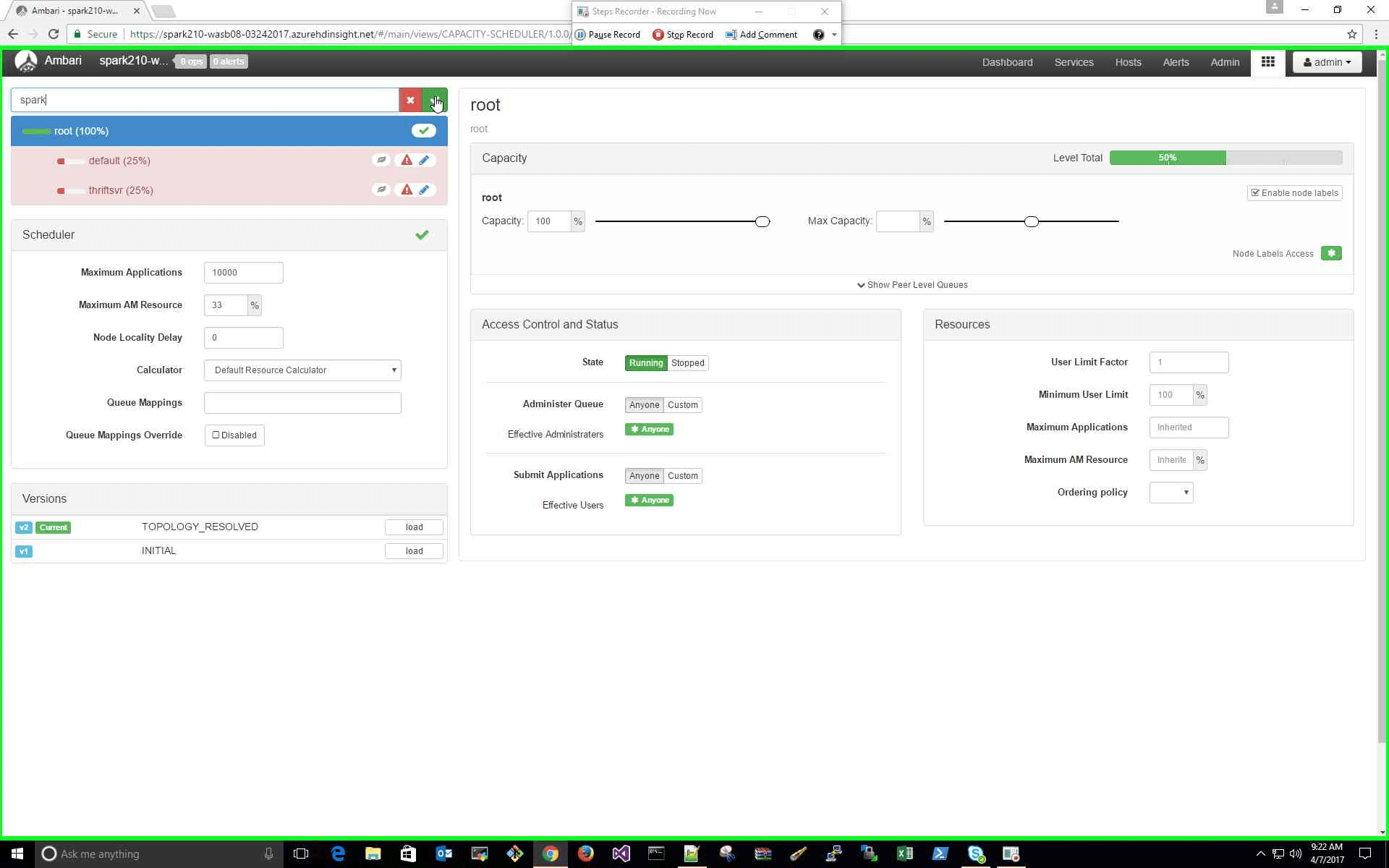 How do I create new Yarn queue on HDInsight cluster? Microsoft Docs
