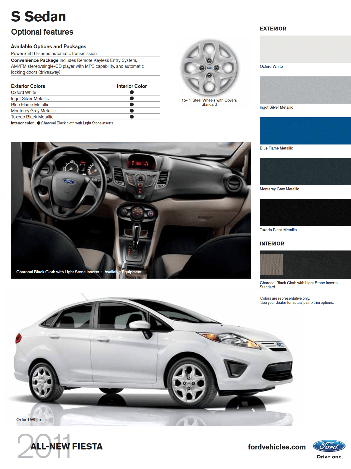 Ford Fiesta Paint Charts