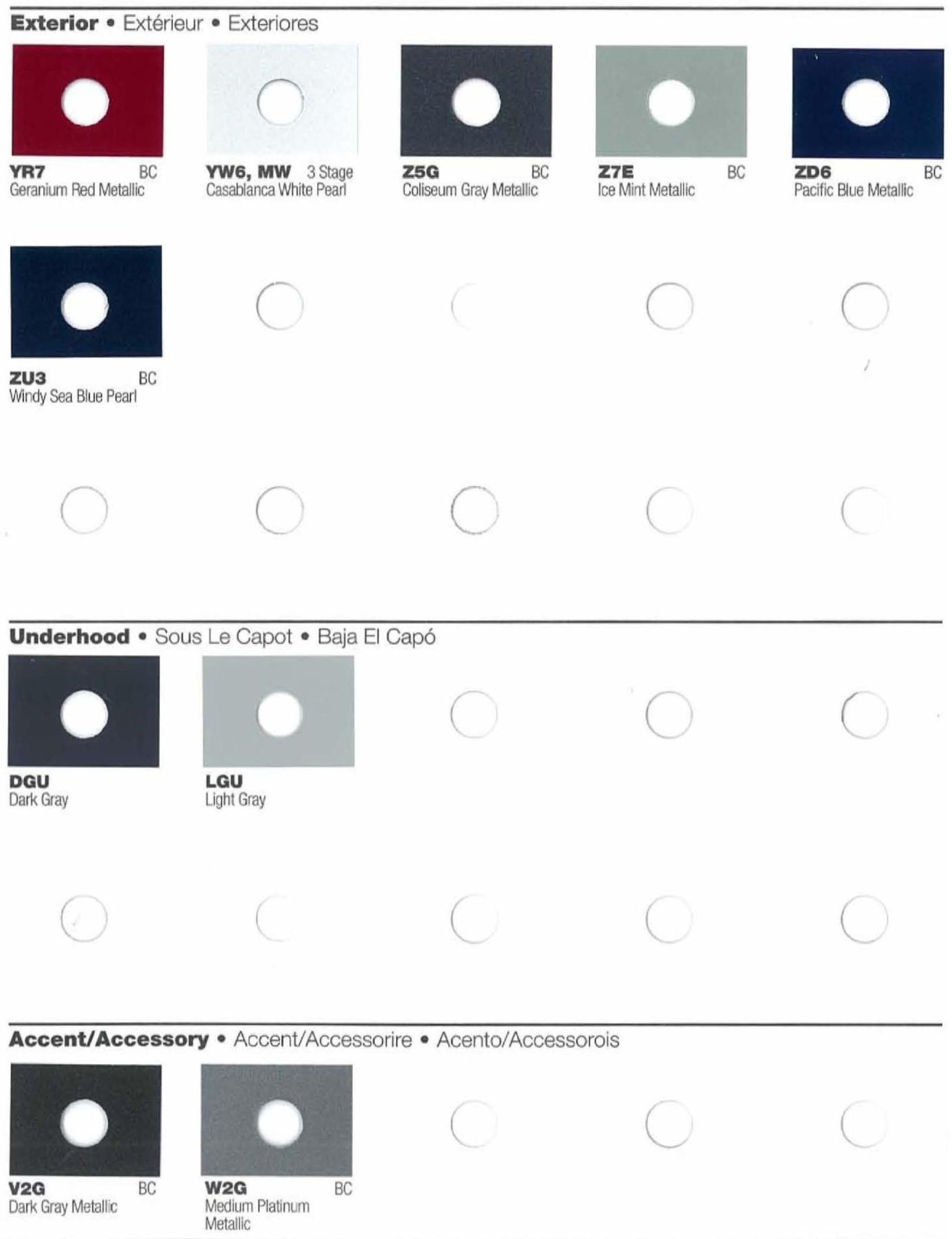 Hyundai Paint Codes & Color Charts