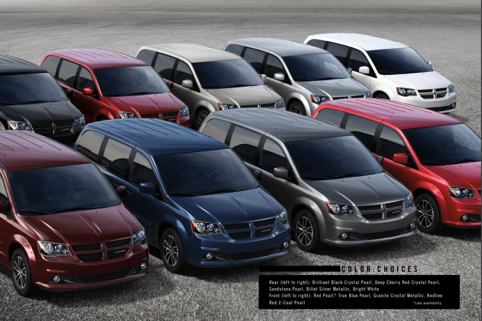 Dodge Caravan Paint Codes and Color Charts