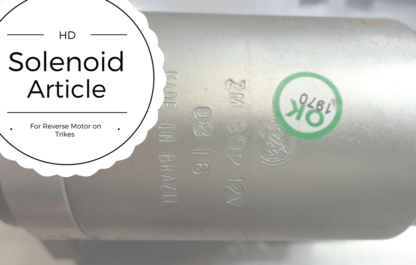 Sale > harley davidson trike electric reverse motor > in stock