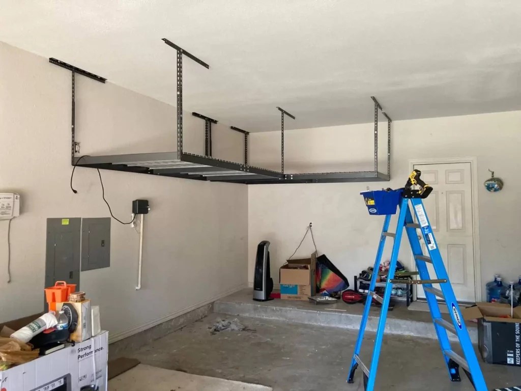 StepbyStep Guide How to Install Overhead Garage Storage Racks HDR