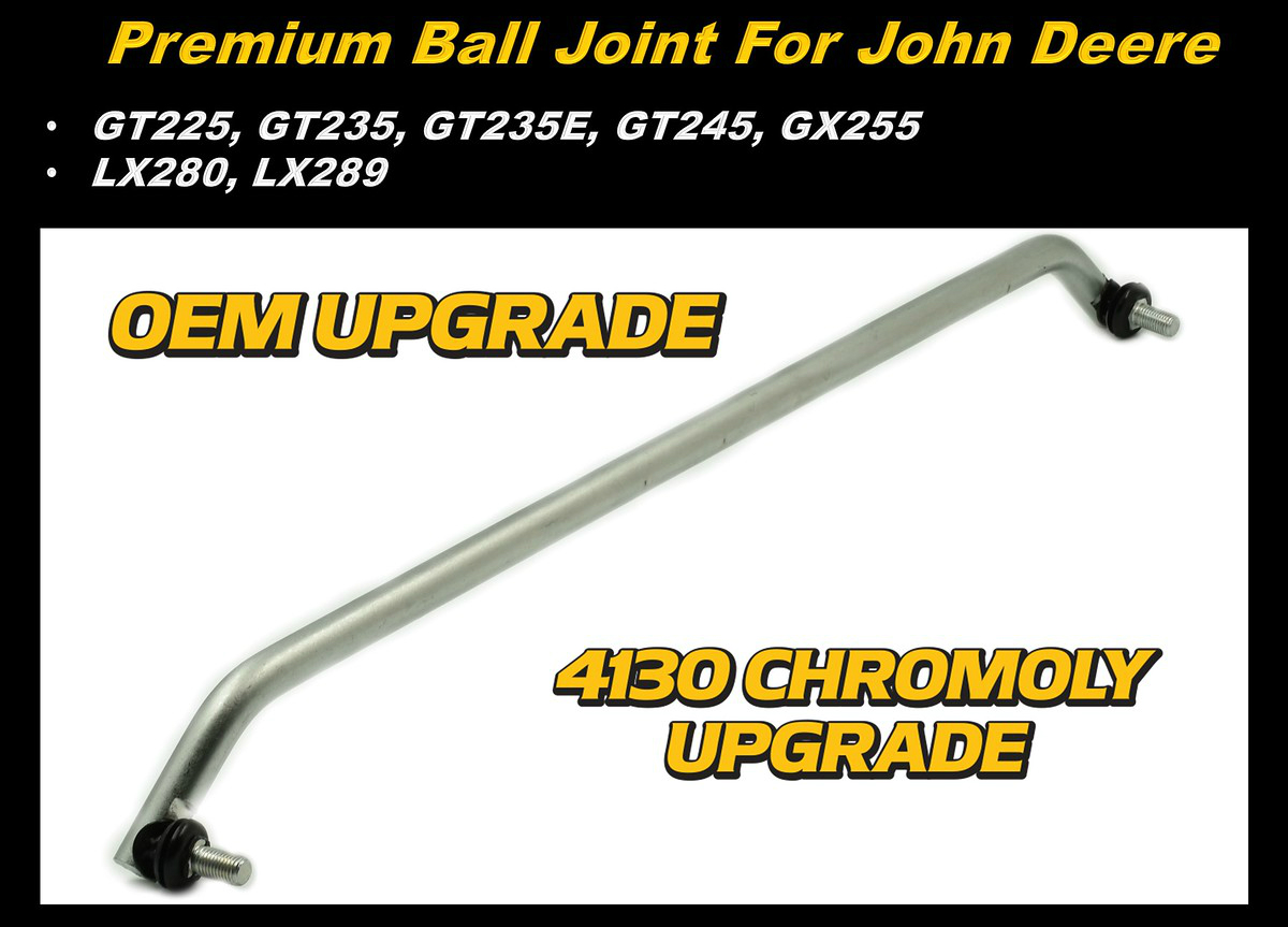 Tie Rod Steering Replaces John Deere AM133800 GT225 GT235 GT235E GT245