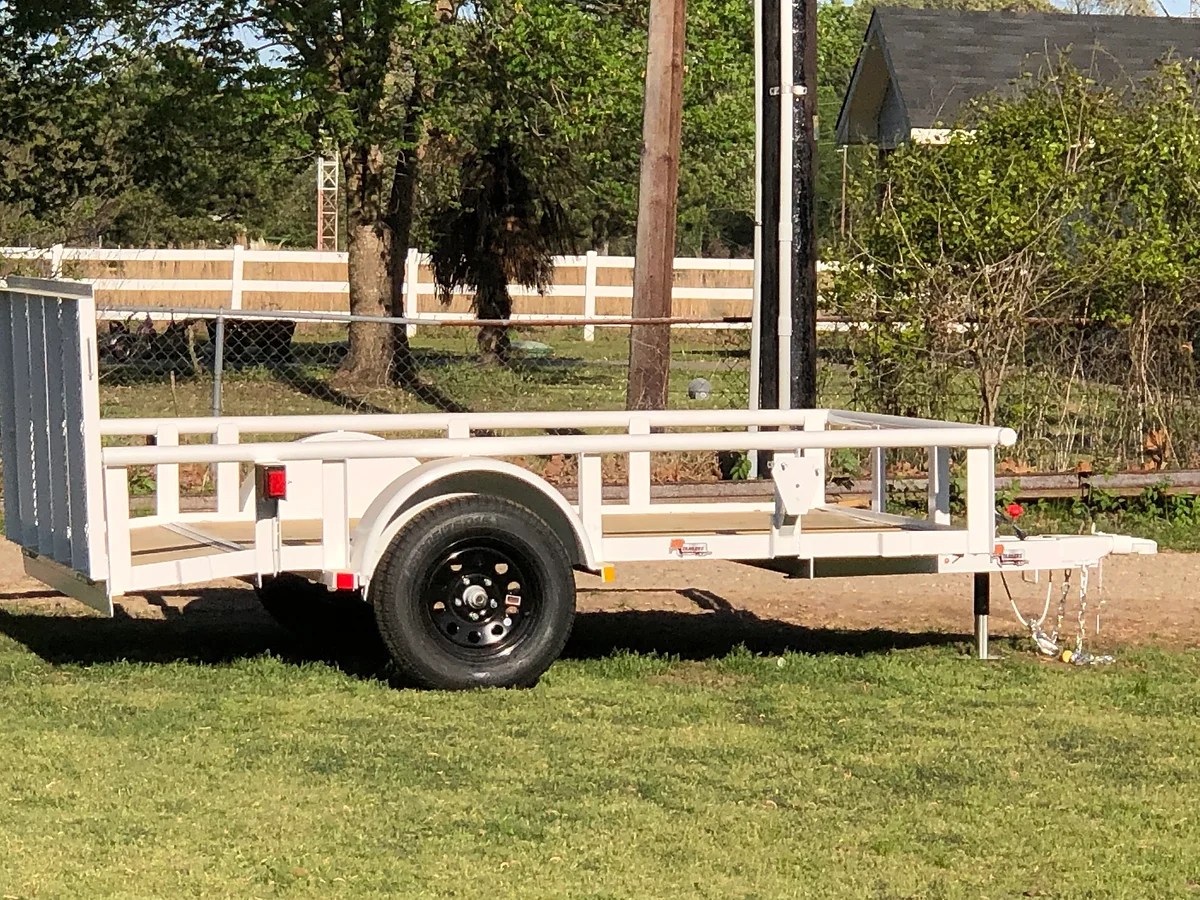 Utility Bumper Pull Pipe Top HD Trailer Sales