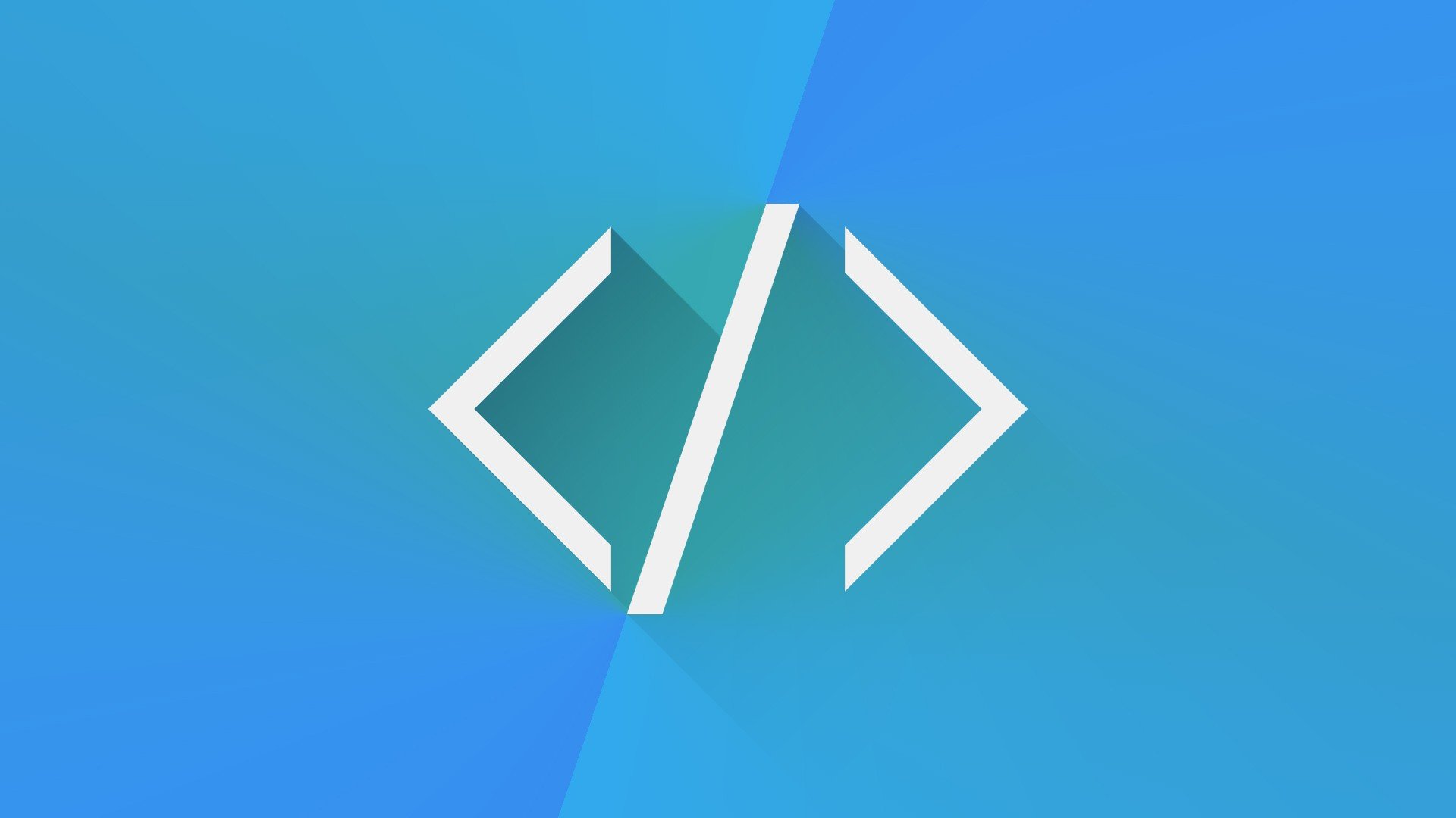 HTML. Programming. Code. Blue. Simplicity HD Wallpapers / Desktop and Mobile Images Photos