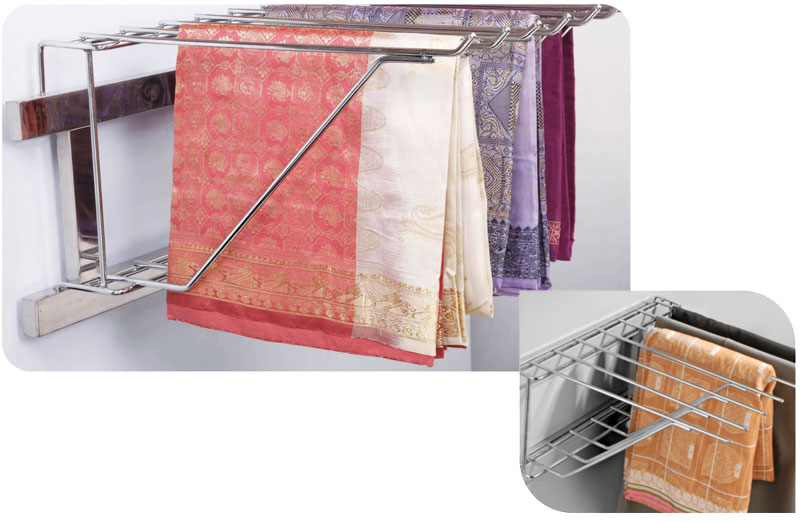 How To Arrange Saree In Wardrobe