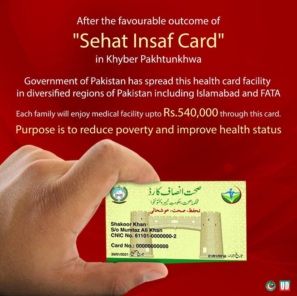 Sehat Insaf Card Registration Form Online Application by KPK Sehat