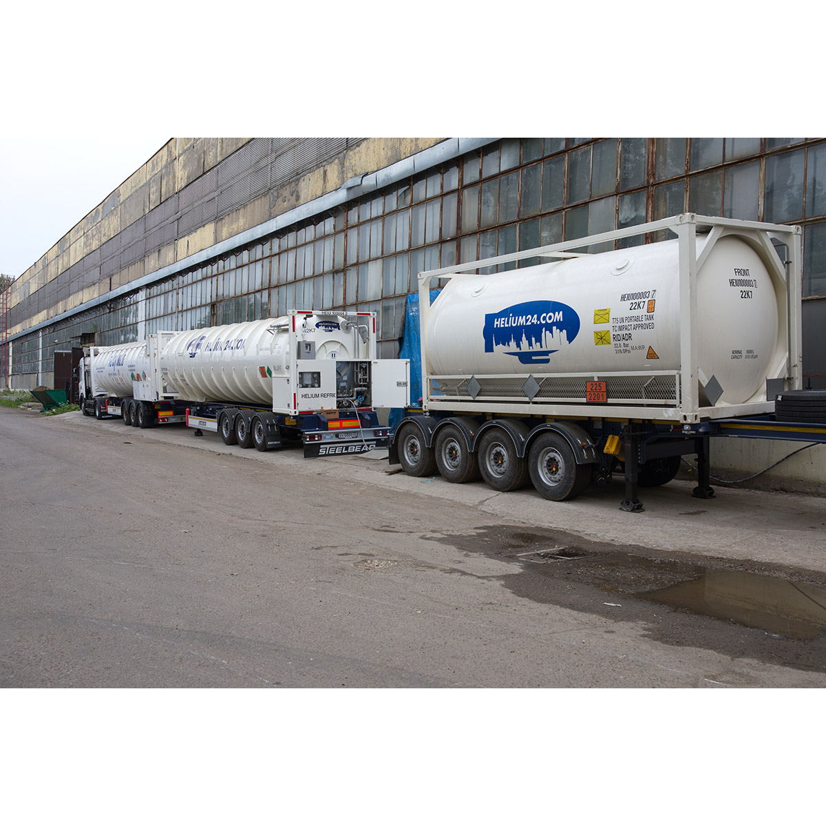 Nitrous in bulk (ISO tank) Helium