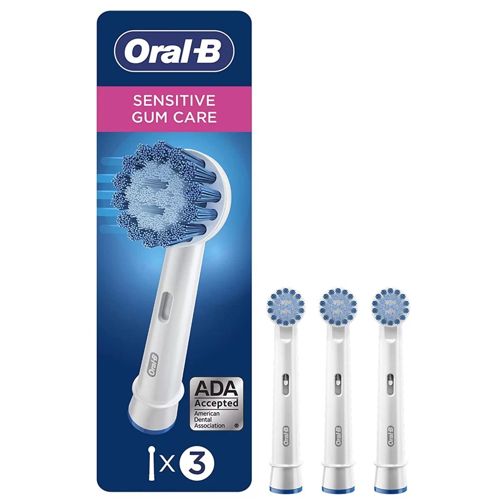 Oral B Brush Head Sensitive Gumcare 3pcs Head2Toes Beauty Store UAE