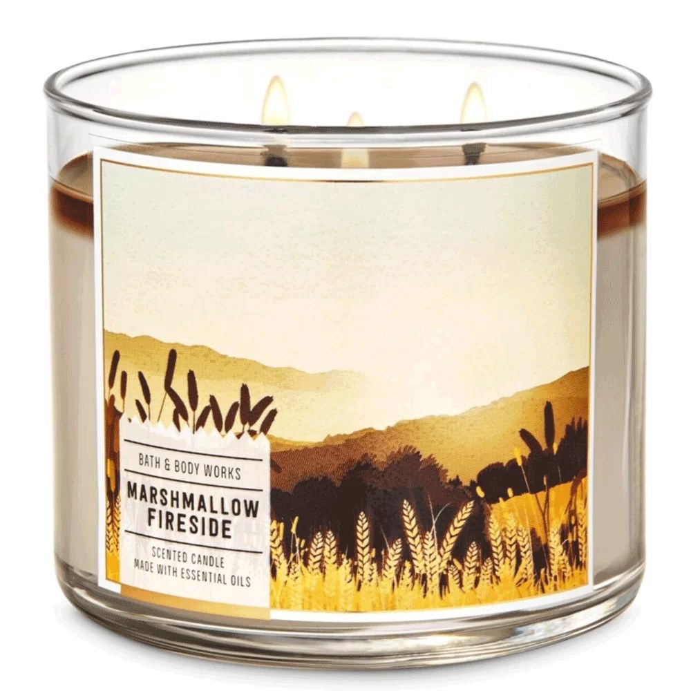 Bath and Body Works Candle 411g Marshmallow Fireside Head2Toes Beauty