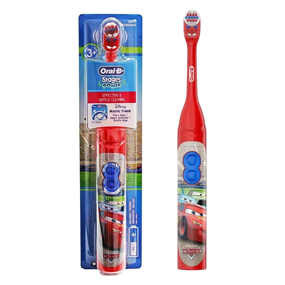 Oral B Toothbrush Stages Car Power Battery Soft Morbido 3+ Head2Toes Beauty Store UAE