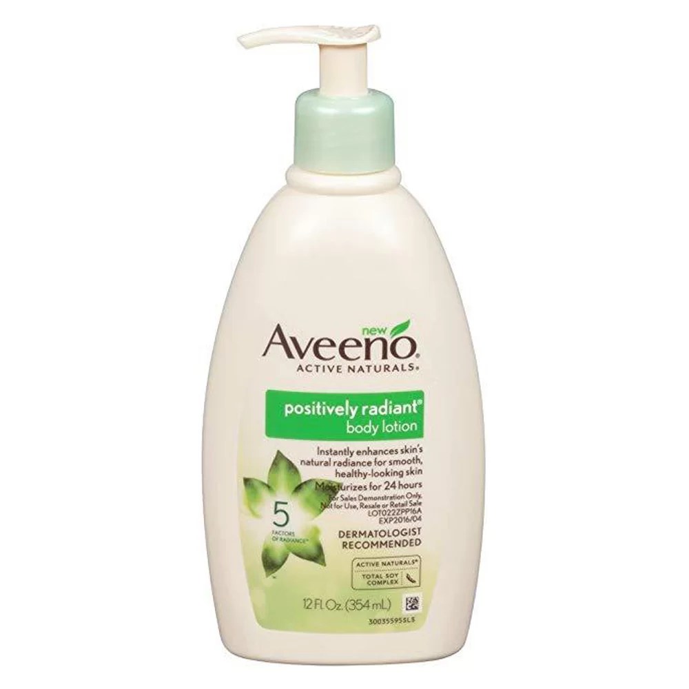 Aveeno Body Lotion 354ml Active Naturals Positively Radiant Head2Toes
