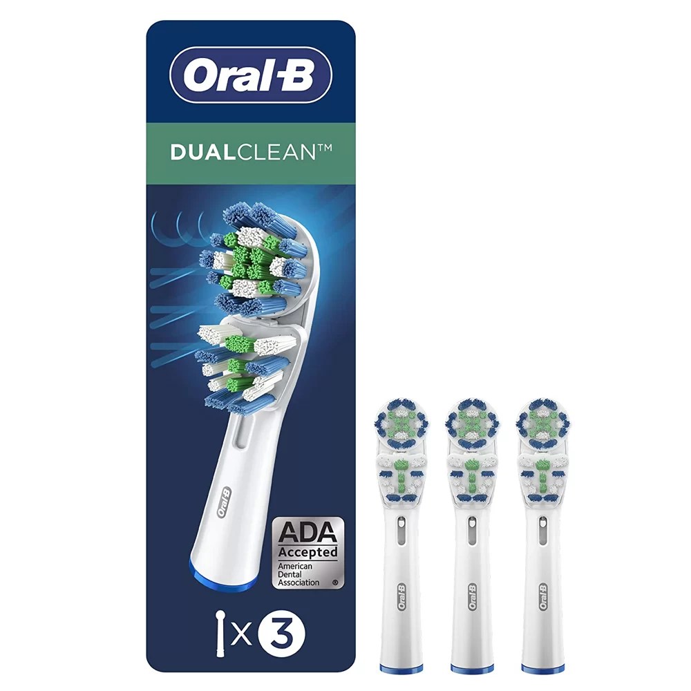Oral B Brush Head Dual Clean 3pk Head2Toes Beauty Store UAE