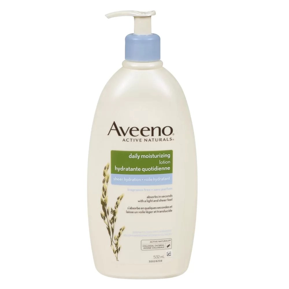 Aveeno Body Lotion 532ml Active Naturals Daily Moisturizing Sheer