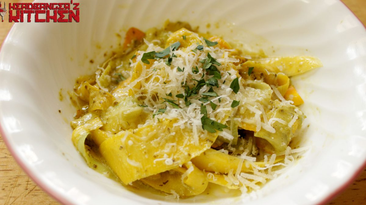 Pesto Zucchini Spaghetti Keto Pasta Headbanger's Kitchen