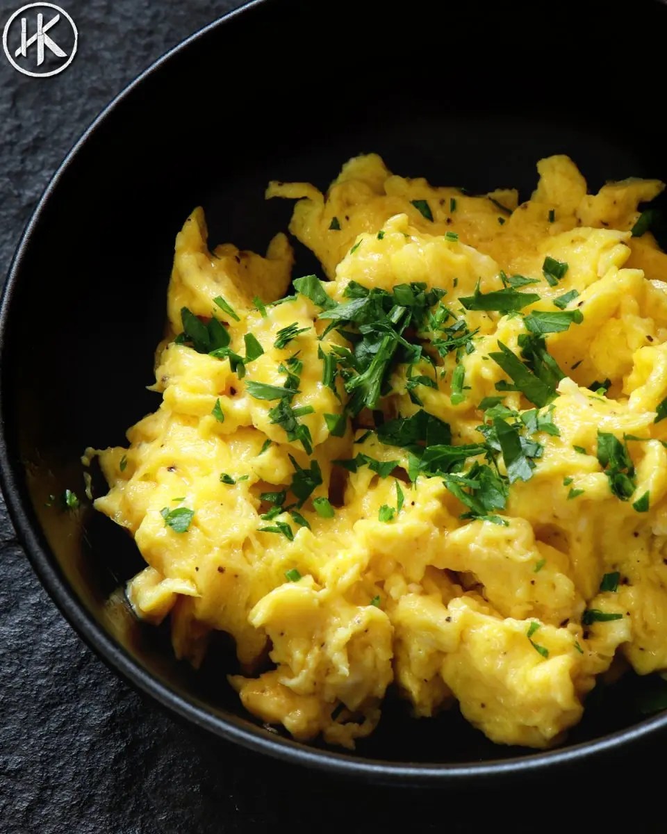 3 Ingredient Scrambled Eggs Headbanger's Kitchen Keto All The Way!