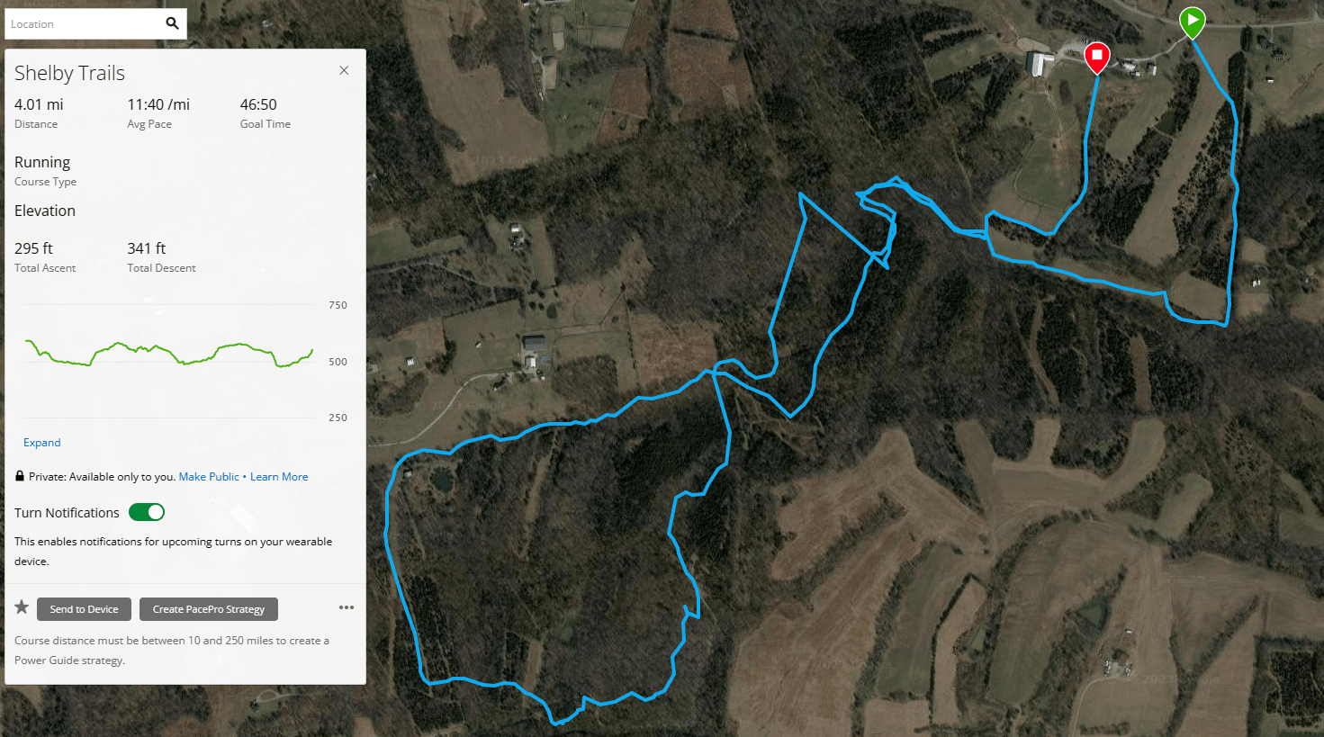 Shelby Trails gamefinder