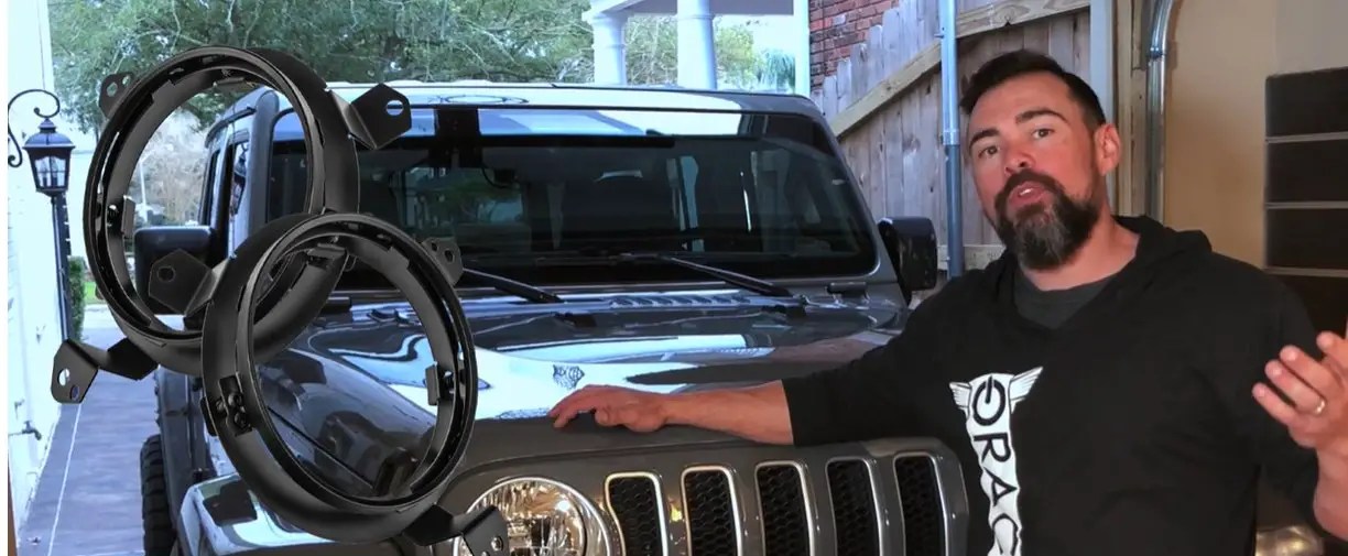 Simplified Jeep Wrangler Headlight Ring Adjustment Techniques Headlights