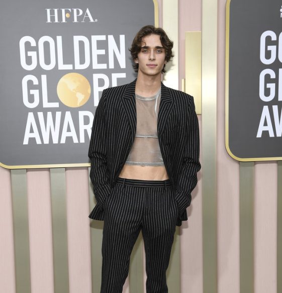 Josh Richards Arrives At 2023 Golden Globe Awards Ceremony (Special Look)
