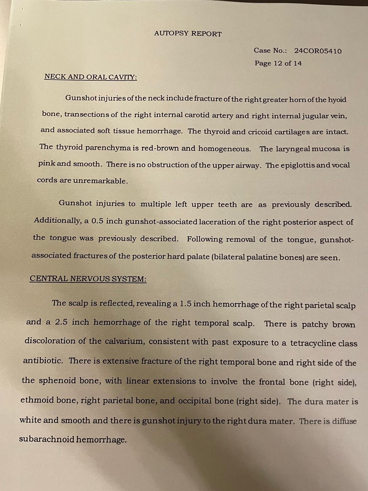 EXCLUSIVE Headline USA Obtains Trump Shooter’s Autopsy Records