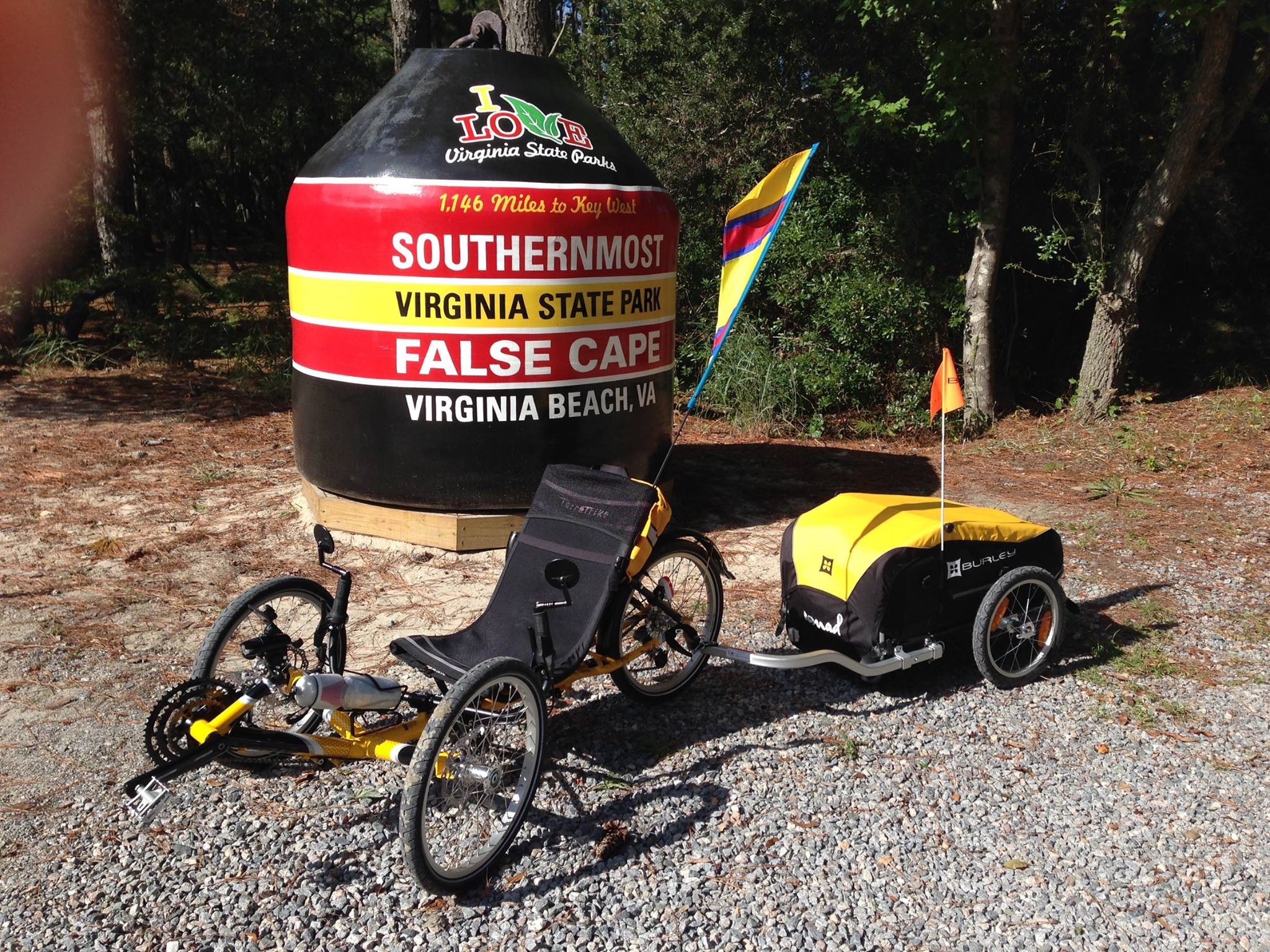 Burley Bike Trailer Cycling Near & Far