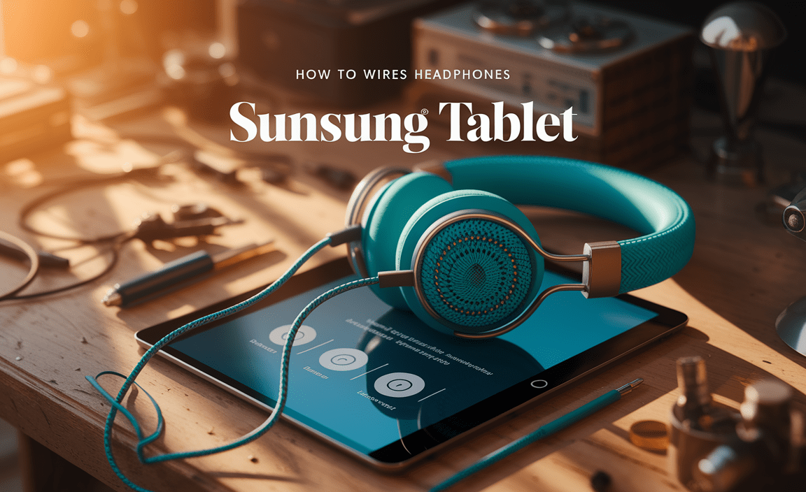 How To Wires Headphones Sumsumg Tablet