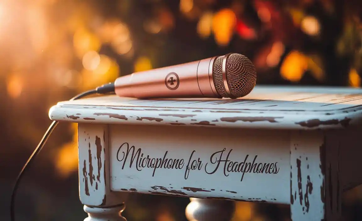 Microphone For Headphones