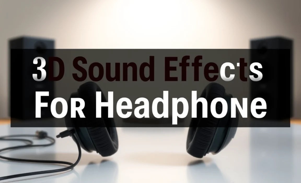 3D Sound Effects For Headphone: Essential Guide