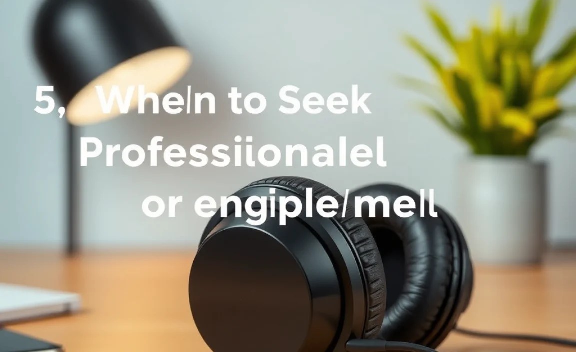 5. When to Seek Professional Help or Consider Replacement