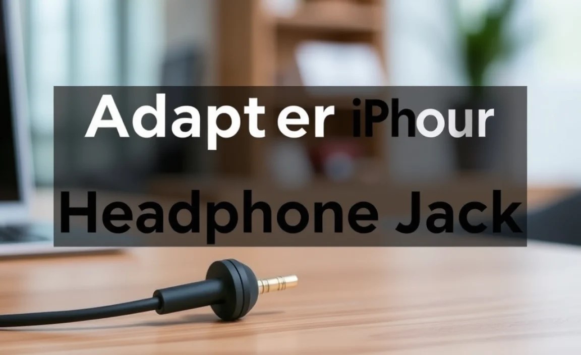 Adapter for iPhone Headphone Jack: Your Essential Guide