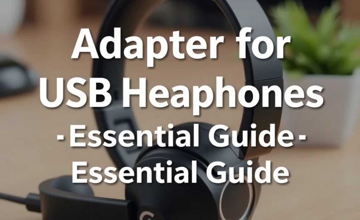 Adapter for USB Headphones: Essential Guide