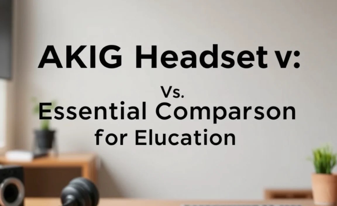 AKG Headset vs: Essential Comparison For Education