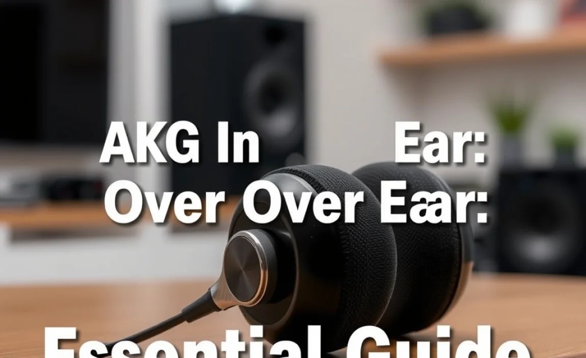 AKG In Ear Over Ear: Essential Guide