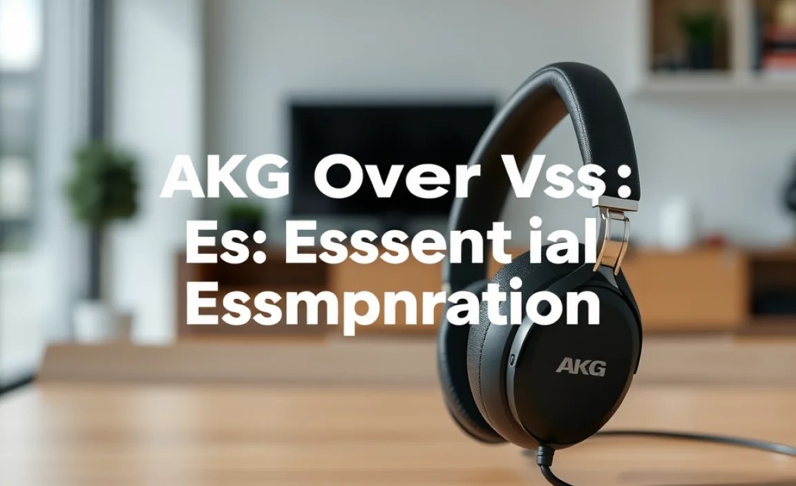 AKG Over Ear VS: Essential Comparison
