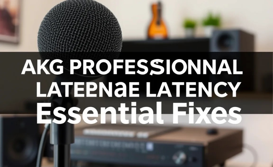 AKG Professional Latency: Essential Fixes