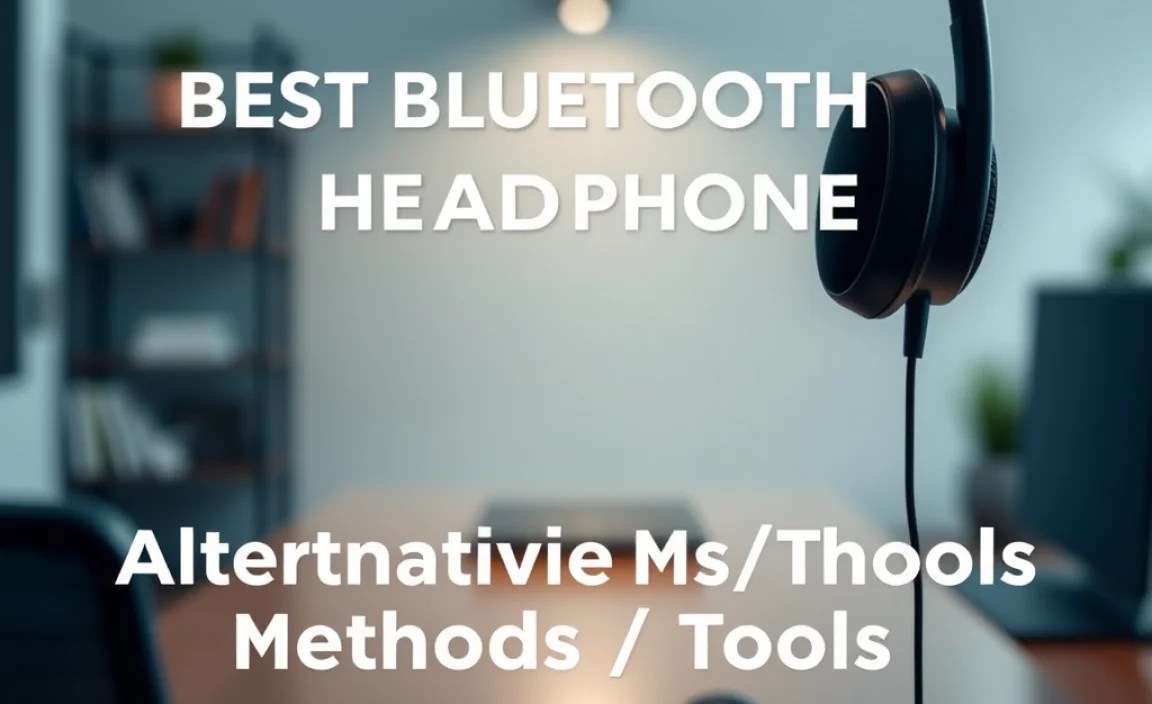 Alternative Methods / Tools