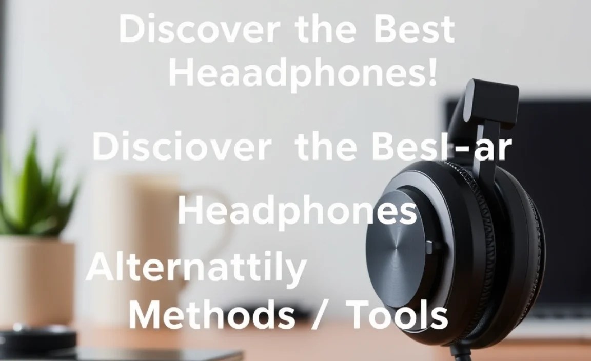 Alternative Methods / Tools