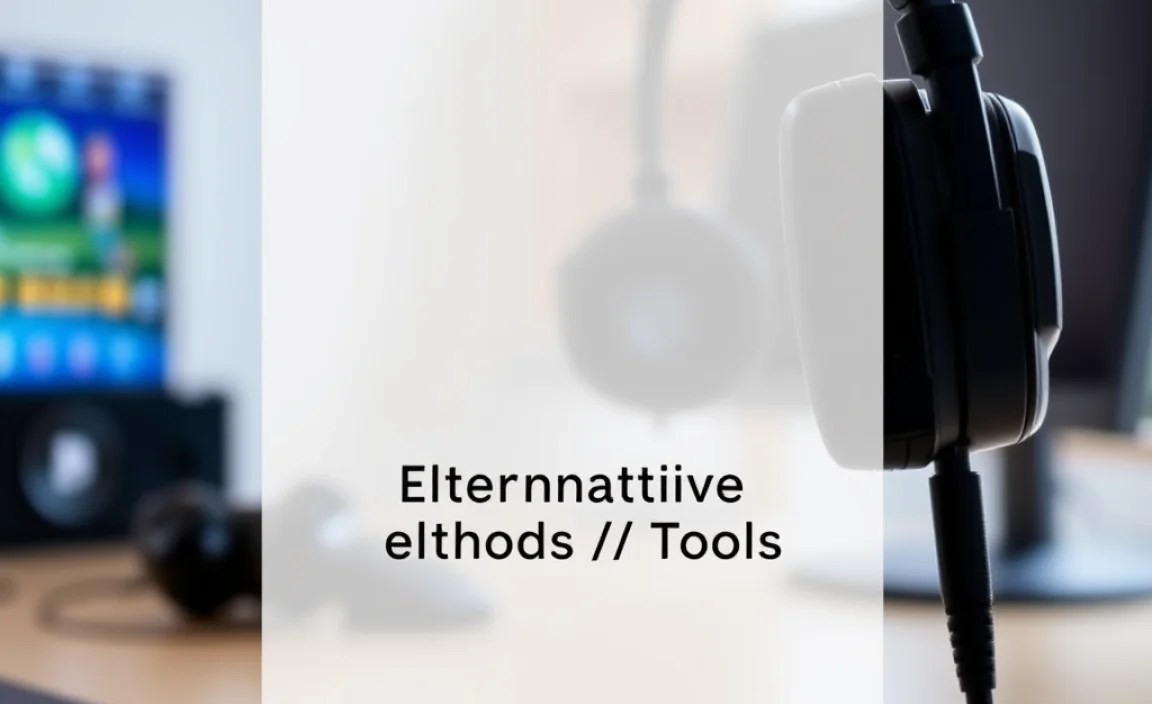 Alternative Methods / Tools