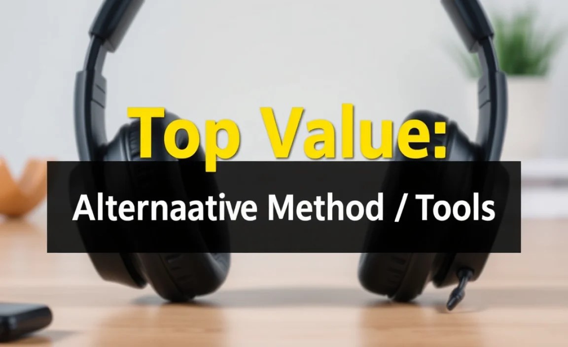 Alternative Methods / Tools