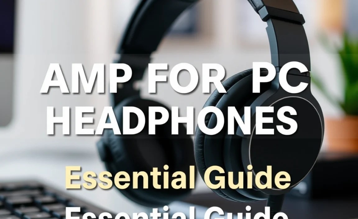 Amp for PC Headphones: Essential Guide