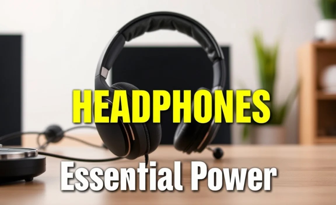 Amplifier For Headphones: Essential Power
