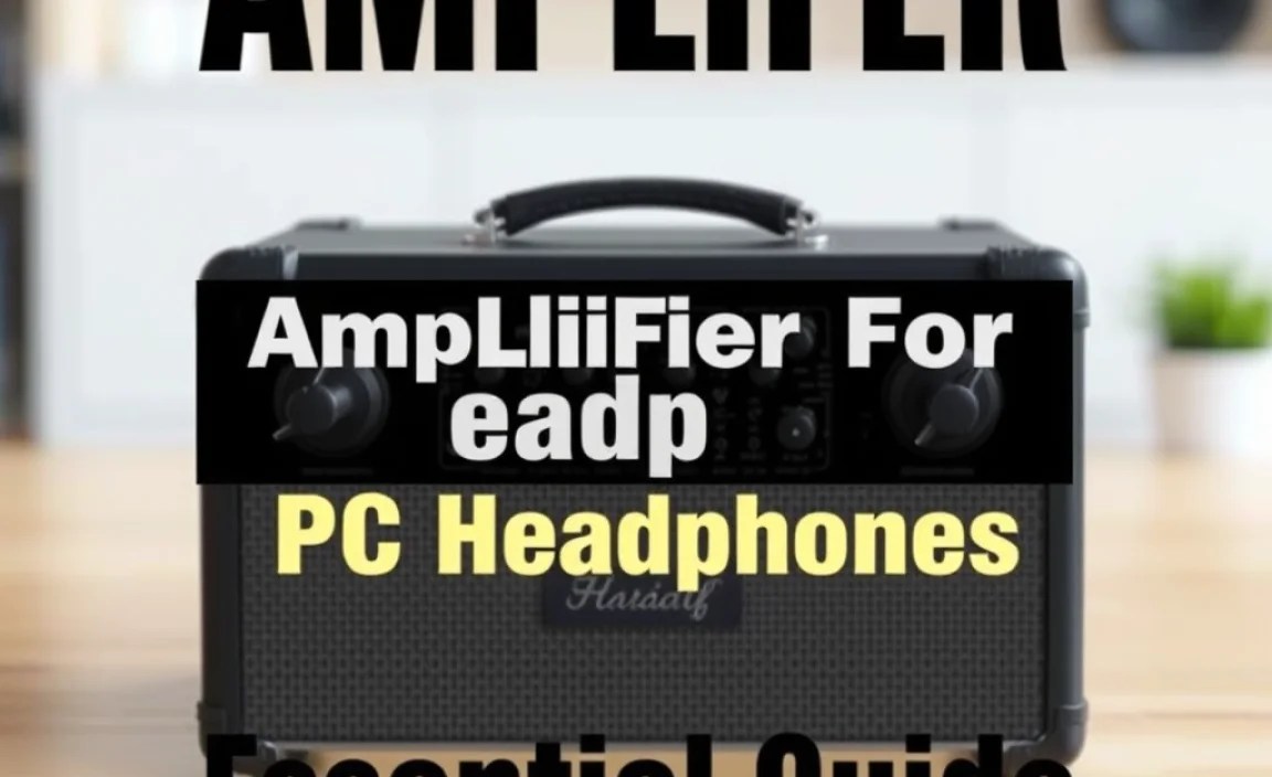 Amplifier For PC Headphones: Essential Guide