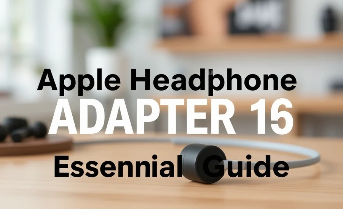 Apple Headphone Adapter for iPhone 15: Essential Guide