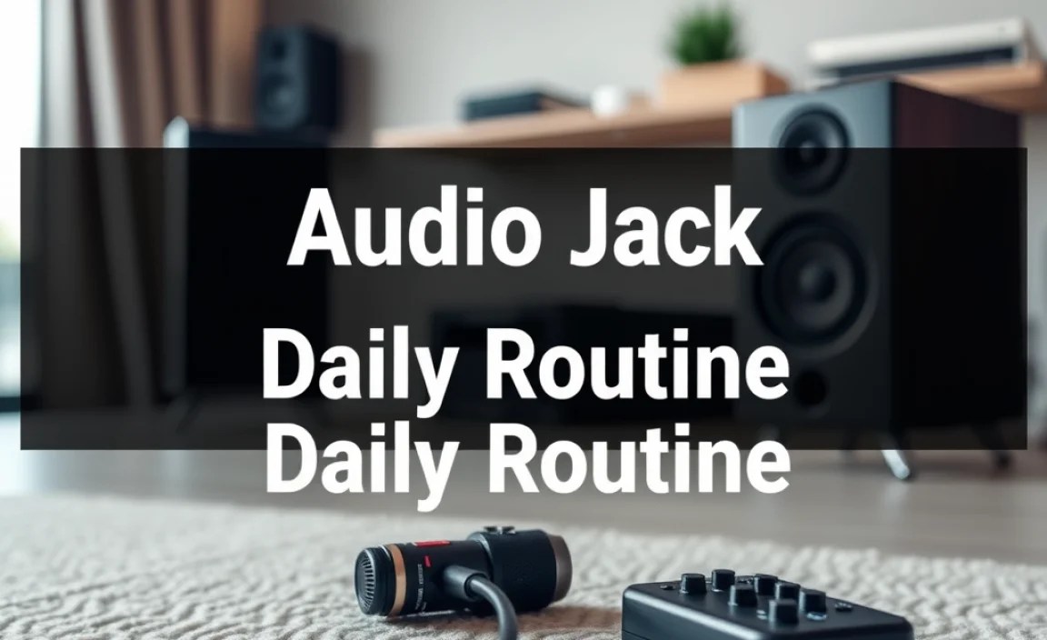 Audio Jack Cleaning Daily Routine: Essential Guide