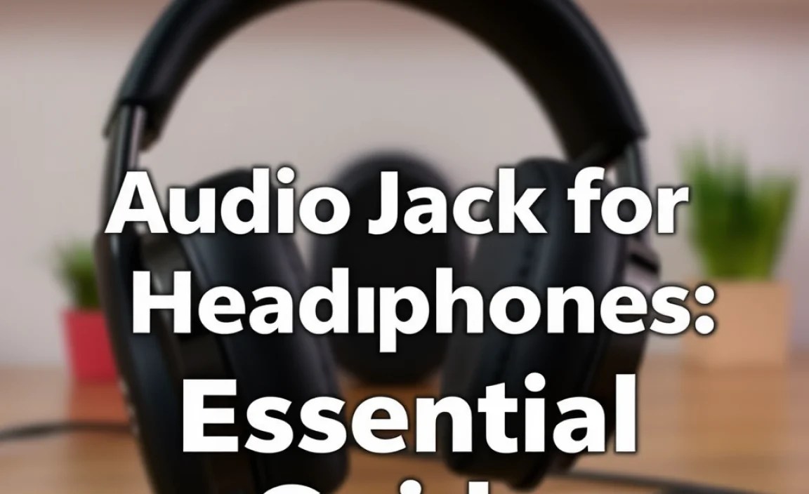 Audio Jack for Headphones: Essential Guide